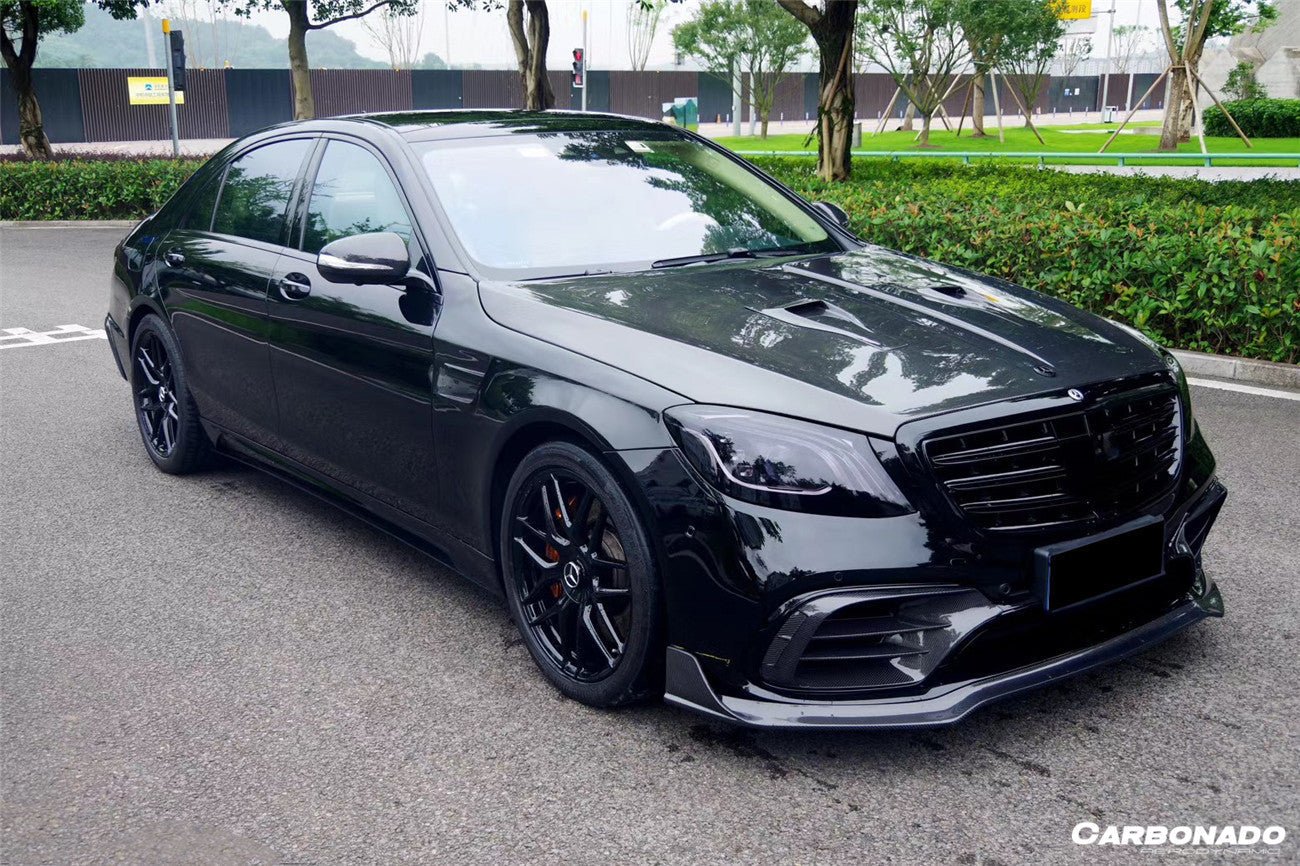 2017 - 2020 Mercedes Benz S63 W222 Sedan MSY Style Front Lip